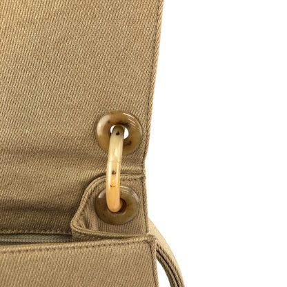 PRADA Triangle Logo Shoulder bag Beige Vintage jhervy