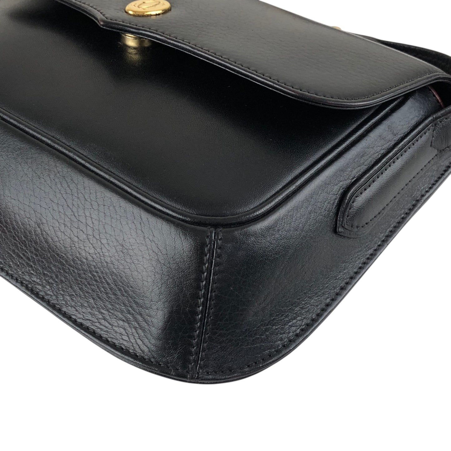 Cartier Logo Trinity Shoulder bag Black Vintage j72pji