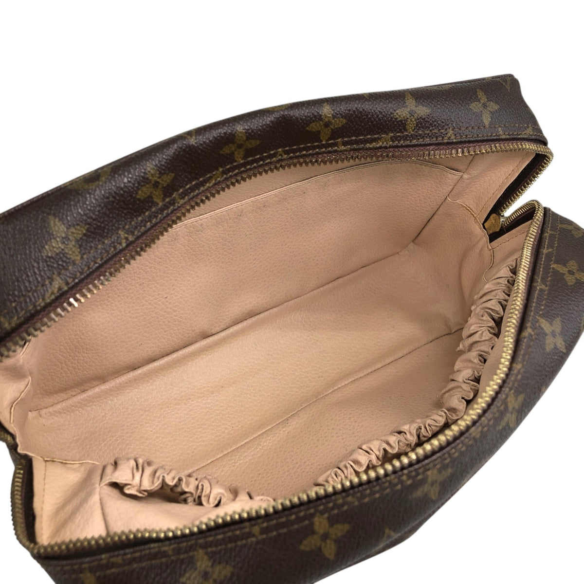 LOUIS VUITTON Monogram Clutch bag Brown Vintage ptjznr
