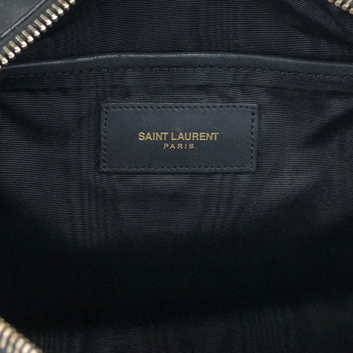 Yves Saint Laurent Two-way Handbag Shoulder bag Black Vintage 5fmarg