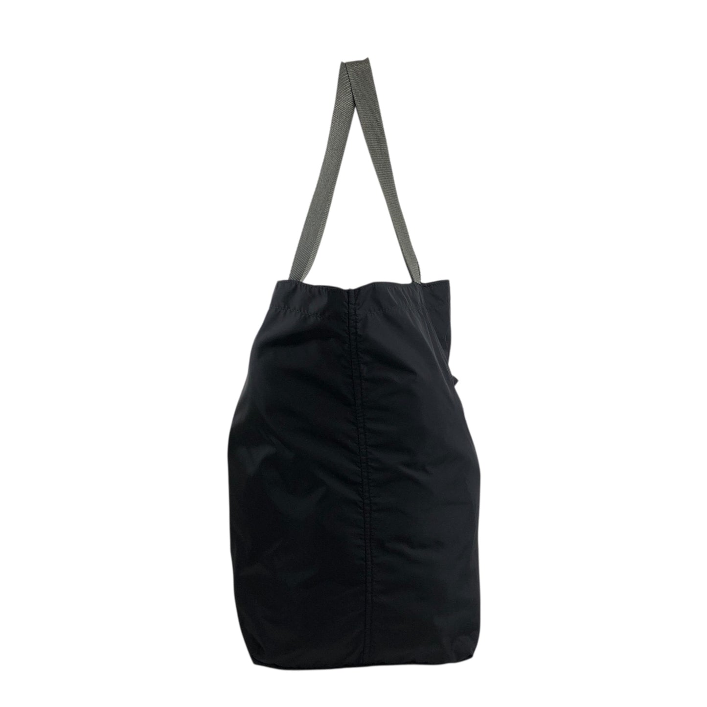 PRADA Tessuto Triangle Logo Totebag Black Vintage kctbn3