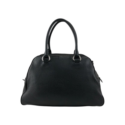 PRADA Logo Two-way Boston bag Shoulder bag Black Vintage sgghkm