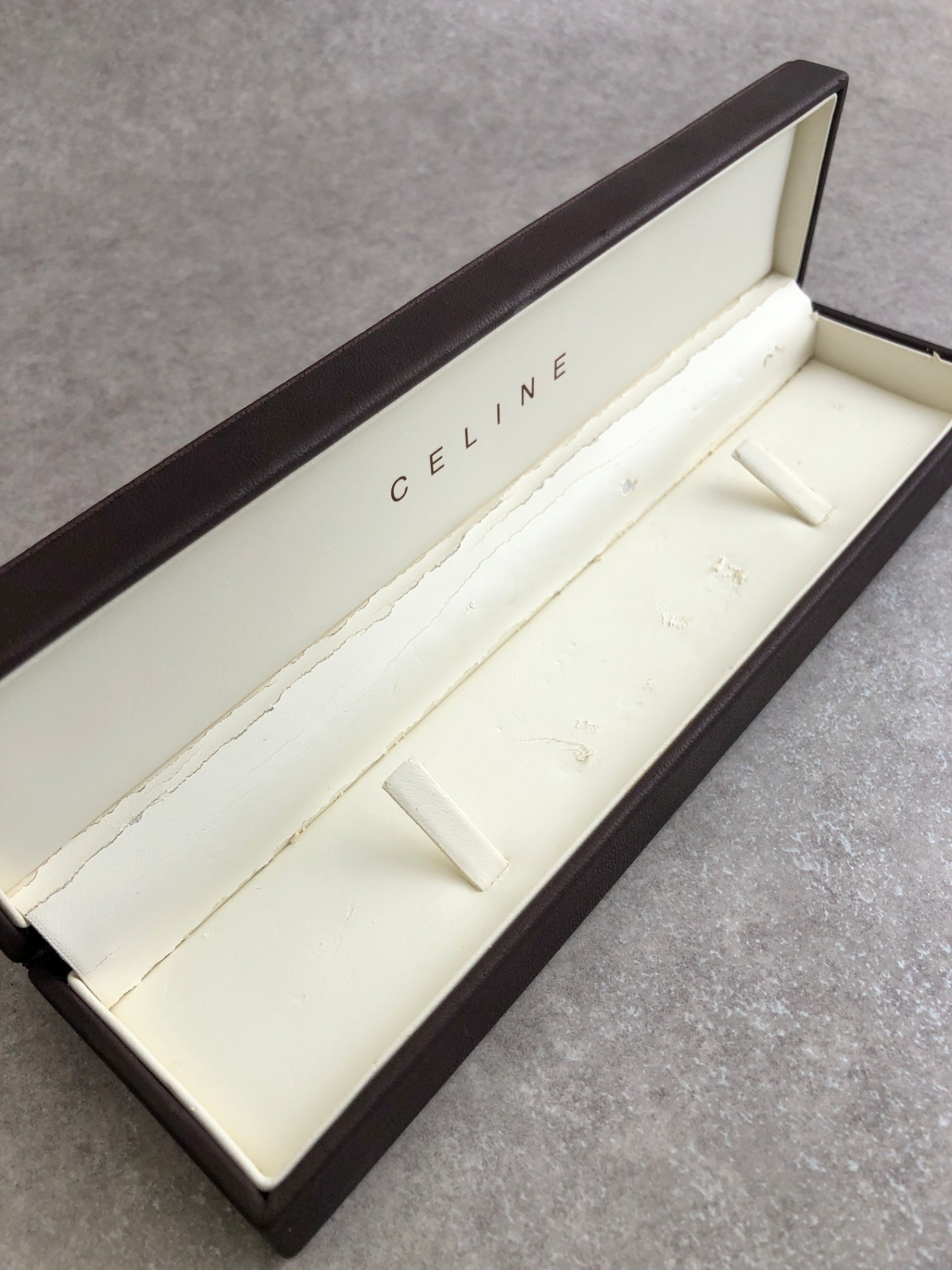 CELINE Quartz Watch White Vintage x4tfzi