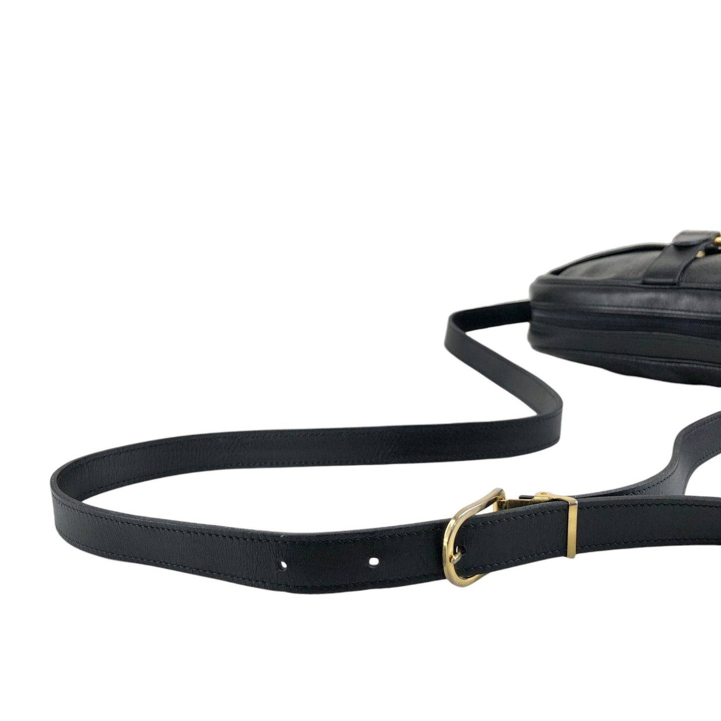 Christian Dior CD Logo Shoulder bag Black Vintage utsbka