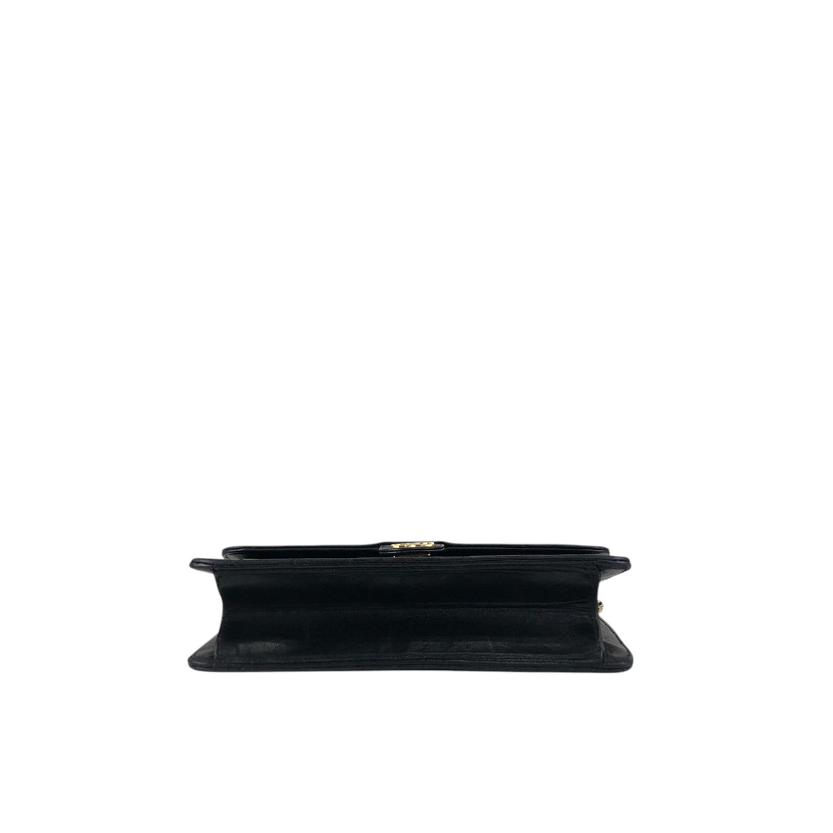 CHANEL Matelasse Coco Mark Chain Shoulder bag Black Vintage bx28zt