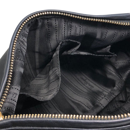 Salvatore Ferragamo Vala Ribbon Chain Shoulder bag Black Vintage j65jf8