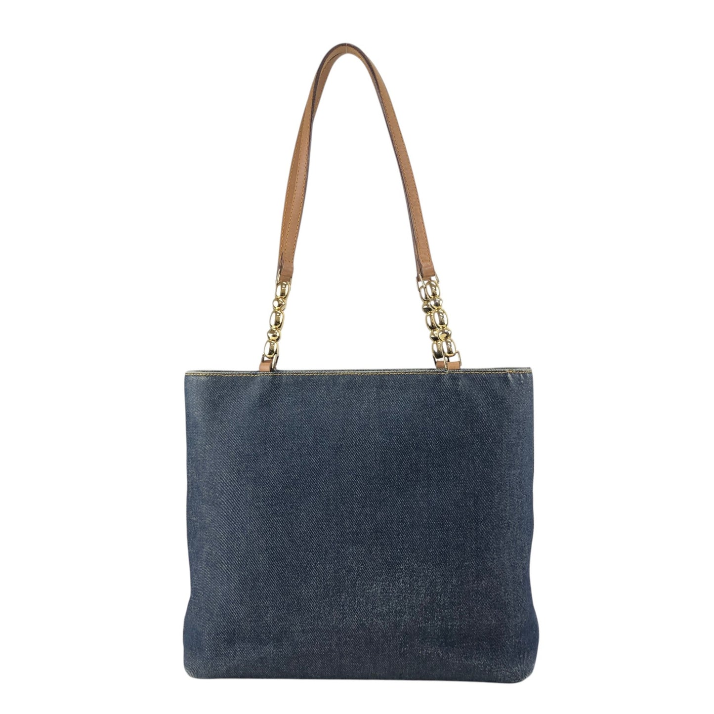 Christian Dior Logo Handbag Totebag Indigo Vintage kxnt2a