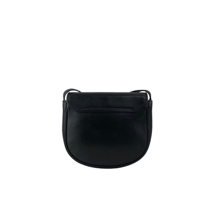 CELINE Triomphe Shoulder bag Black Vintage g3k6b3