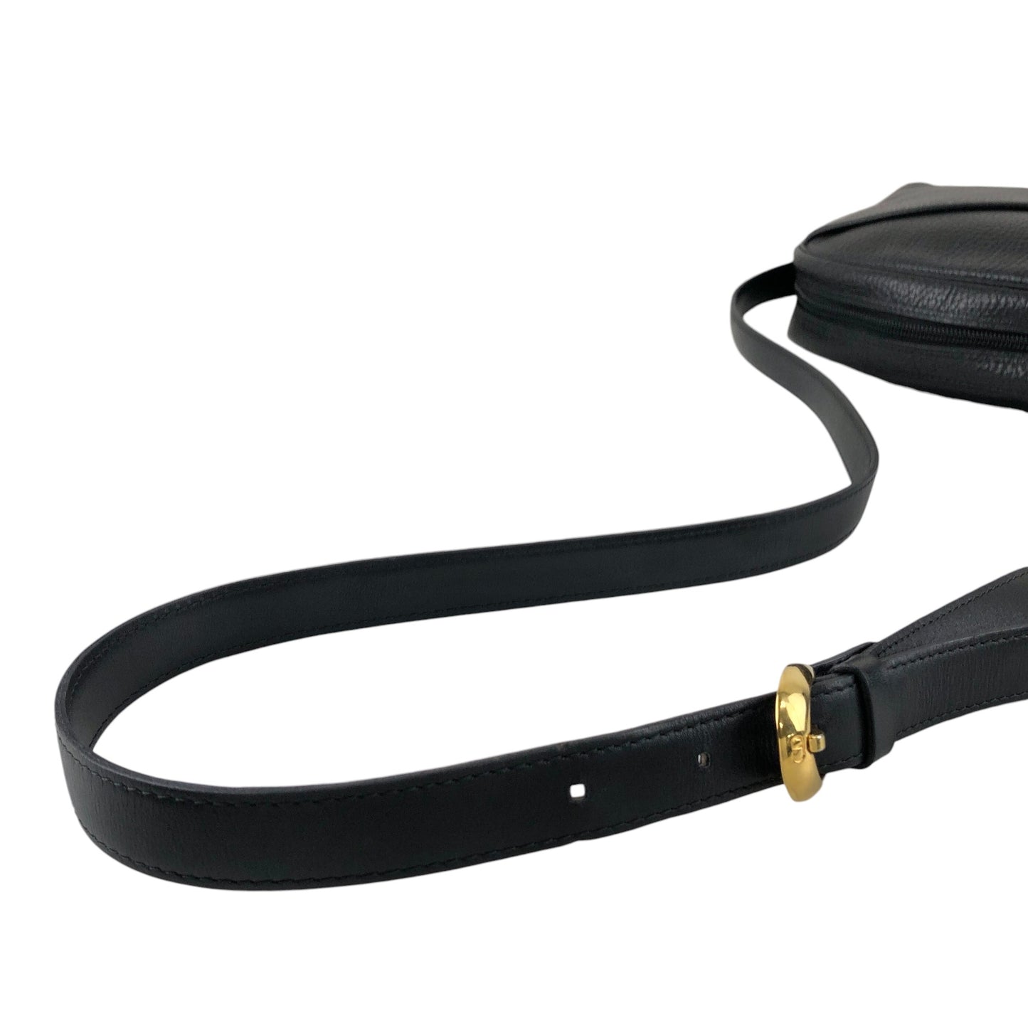 Christian Dior CD Logo Shoulder bag Black Vintage jrz6fp