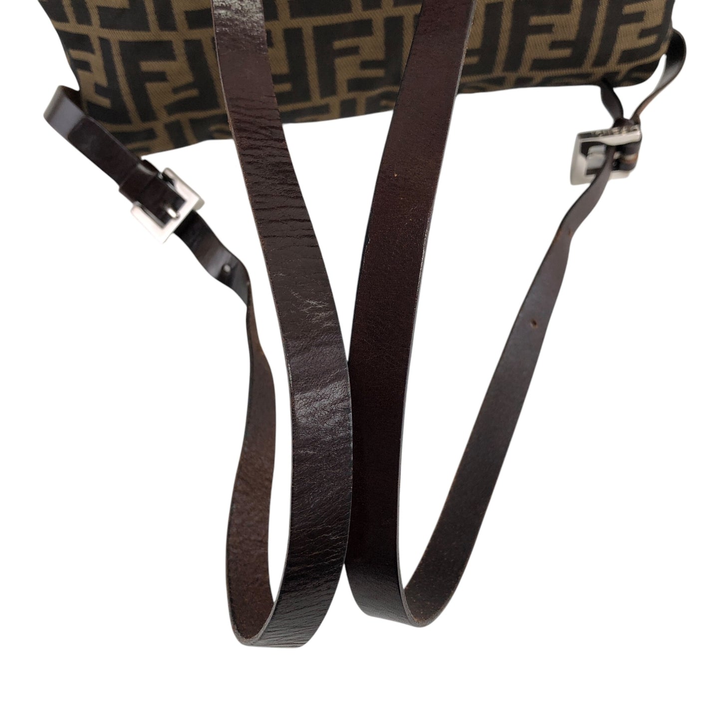 FENDI Zucca Backpack Brown Vintage aszbe7