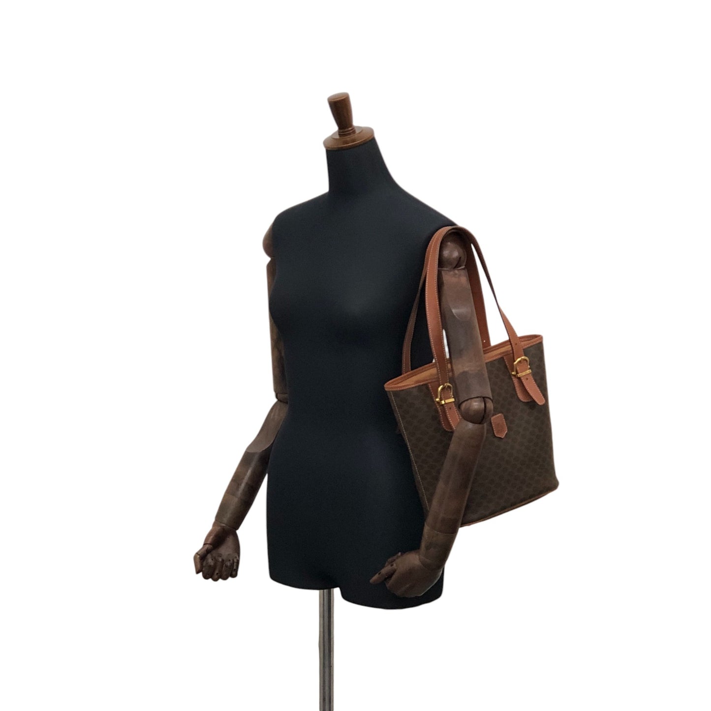 CELINE Macadam Blason Totebag Brown Vintage 6im6cj
