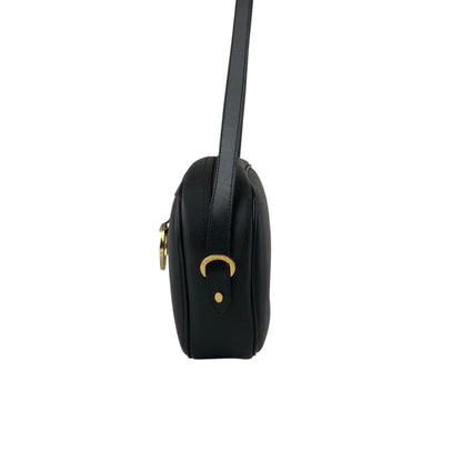 Christian Dior Trotter Round Shoulder bag Black Vintage texmwr