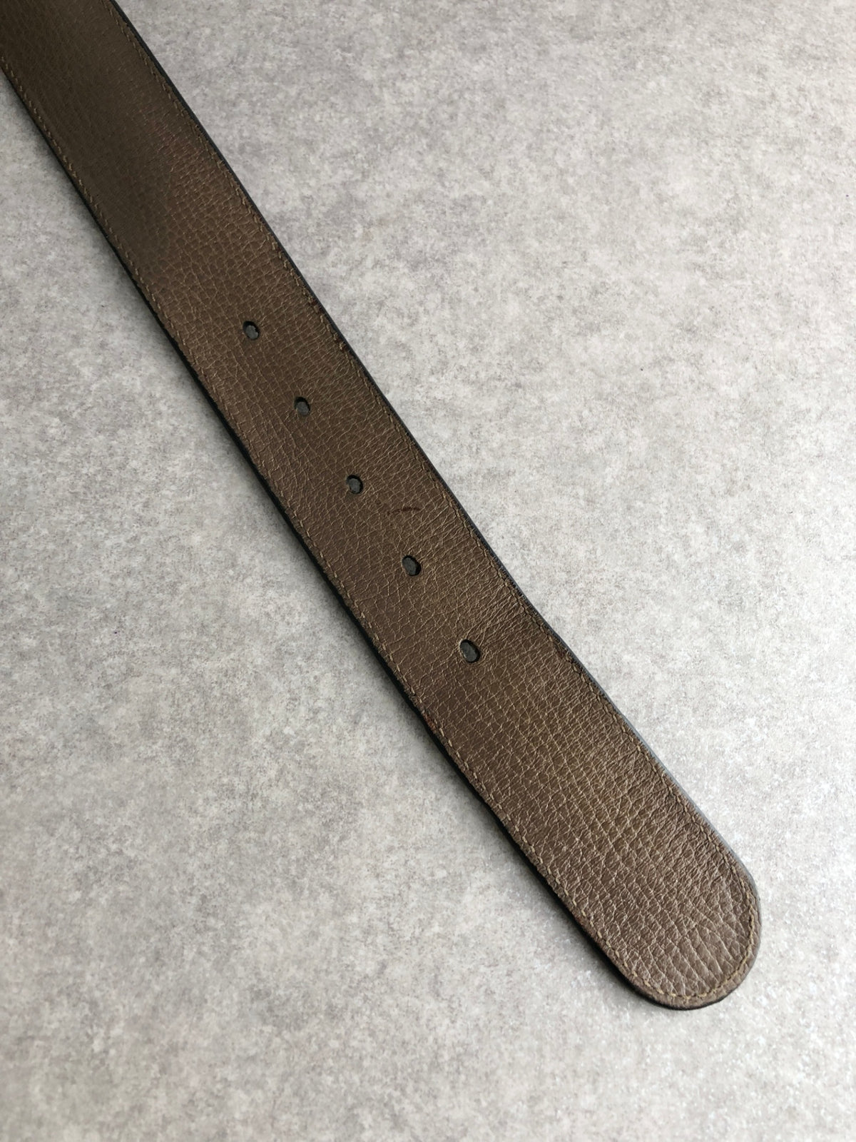 GUCCI GG Motif Belt Brown Vintage amt6we