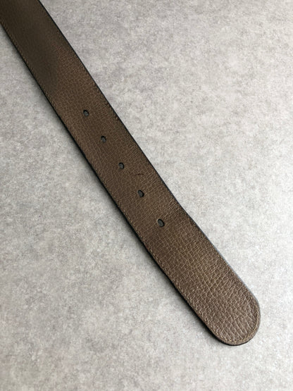 GUCCI GG Motif Belt Brown Vintage amt6we