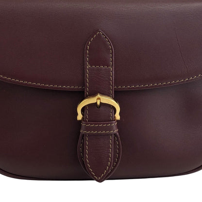 Cartier Front Buckle Shoulder bag Bordeaux Vintage vtcync