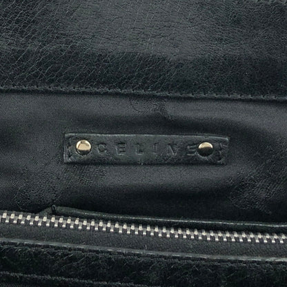 CELINE Horse Carriage Handbag Black Vintage 4s4jvv