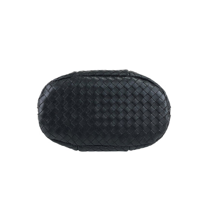 Bottega Veneta Intrecciato Round Handbag Black Vintage dp7fw3