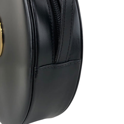 Yves Saint Laurent Round Shoulder bag Black Vintage xtejxv