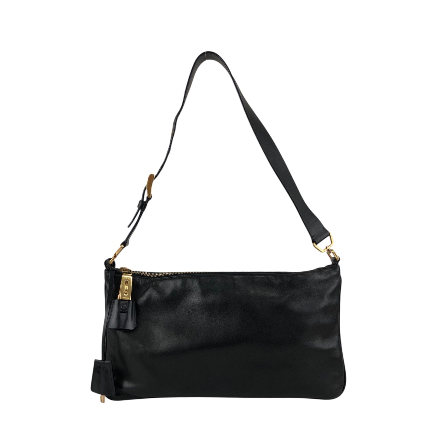 PRADA Shoulder bag Black Vintage chvuhk
