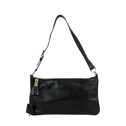 PRADA Shoulder bag Black Vintage chvuhk
