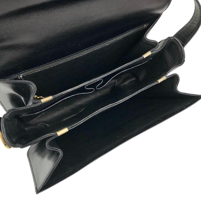 CELINE Horse Bit Shoulder bag Black Vintage jh7wiz