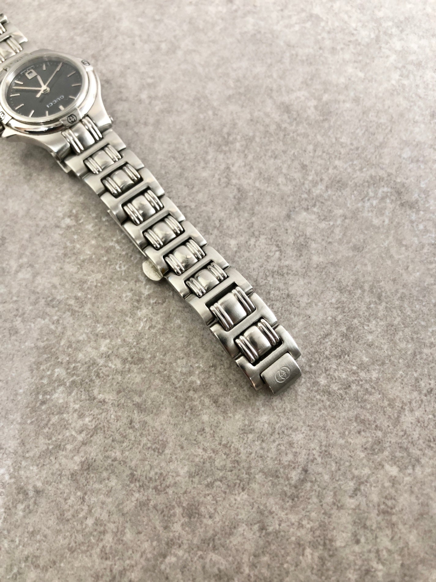 GUCCI GG Watch Silver 9040L Vintage ewahfk