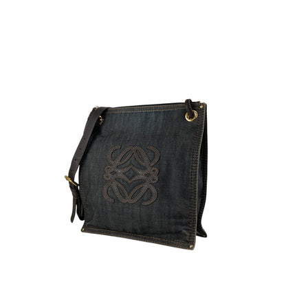 LOEWE Anagram Shoulder bag Indigo Vintage n8xae3