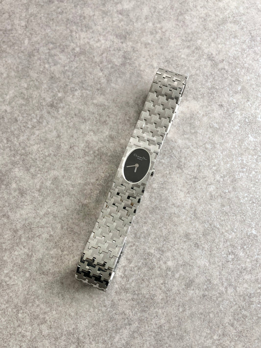 Christian Dior Quartz Watch Silver Vintage f7cub2