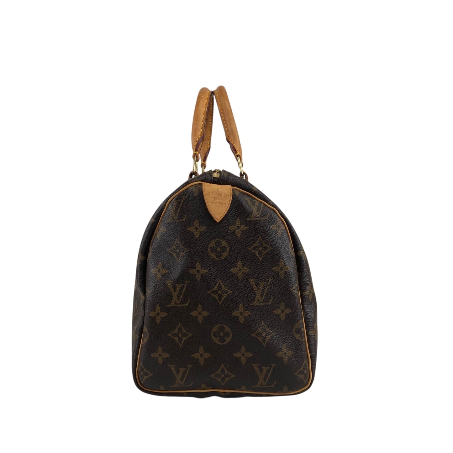 LOUIS VUITTON Monogram Small Boston bag Handbag Brown M41108 Vintage nniw2h