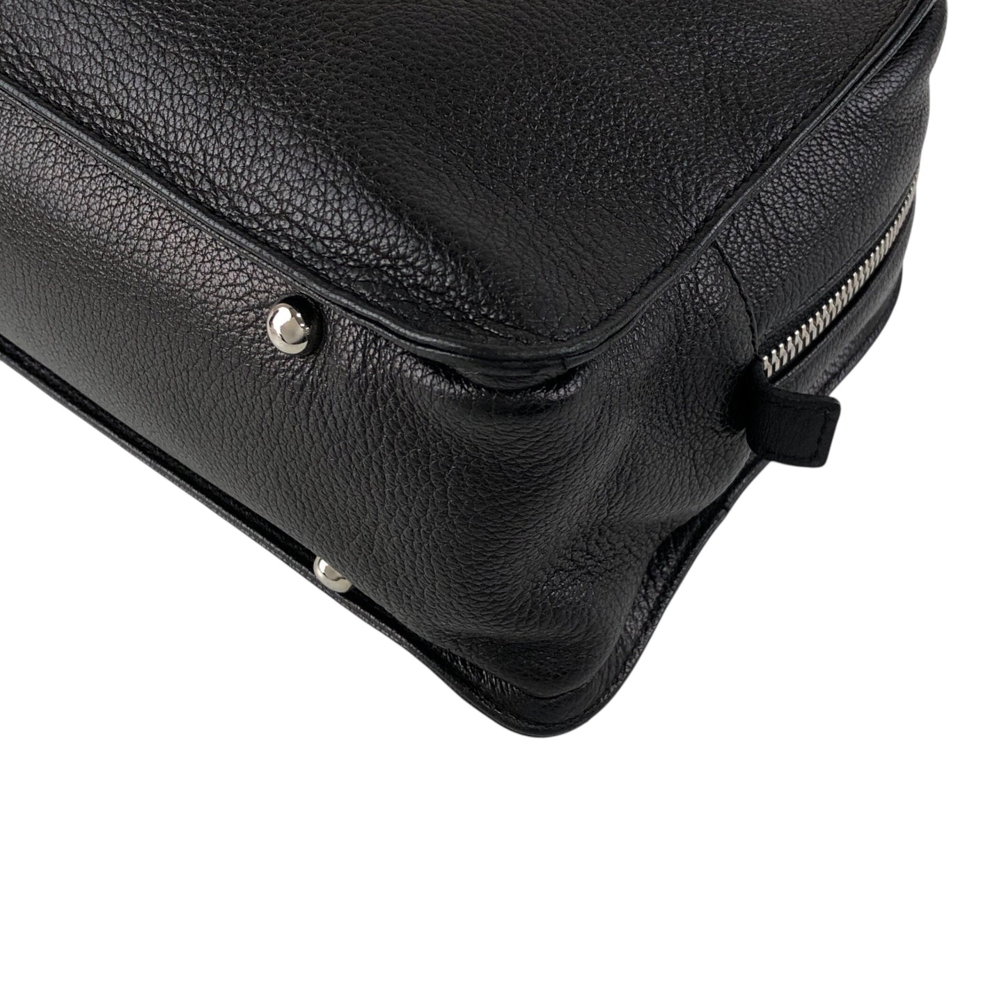 LOEWE Anagram Small Boston bag Handbag Black Vintage ebimhj