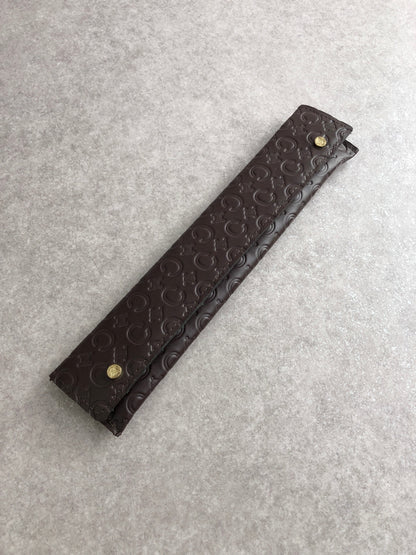 CELINE Hand fan Brown Vintage 2arjak