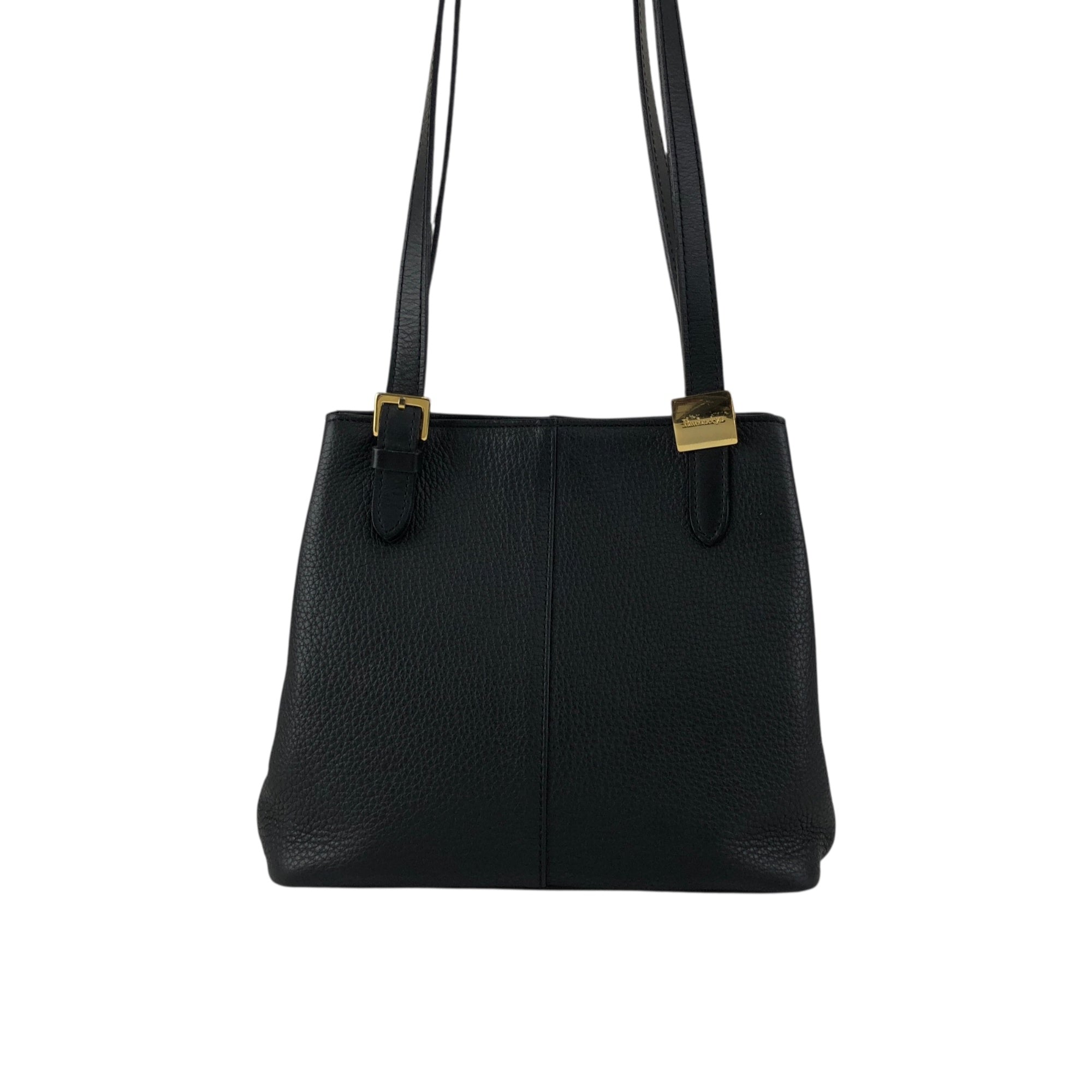 BURBERRY Logo Shoulder bag Black Vintage vrug8v – VintageShop solo