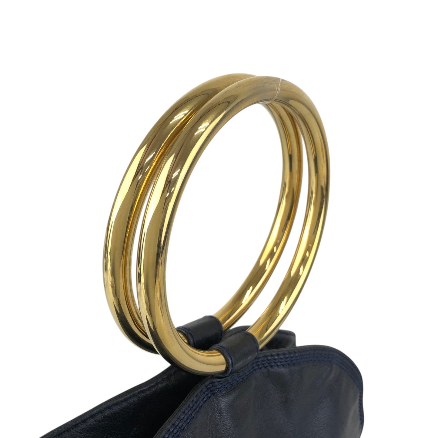 LOEWE Anagram Handbag Black Vintage atujby