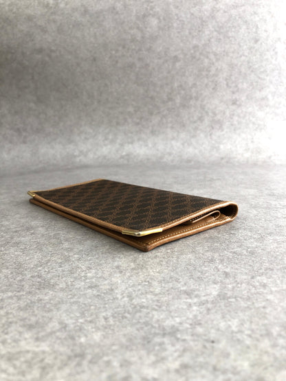 CELINE Macadam Long Wallet Brown Vintage tg6cj2