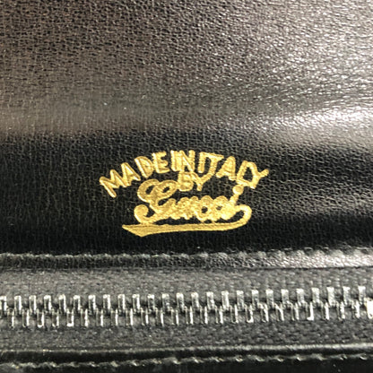 GUCCI Sherry Line Horse Bit Shoulder bag Black Vintage serjt6