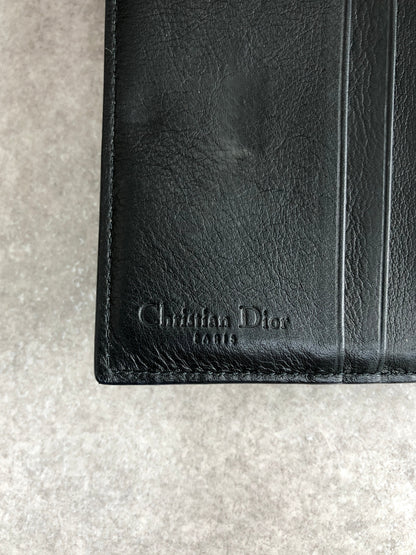 Christian Dior Street Chic Folded Wallet Black Vintage v8cfsw
