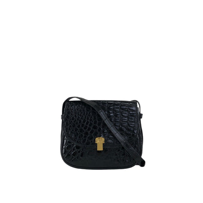 CELINE Triomphe Shoulder bag Black Vintage vtsptj