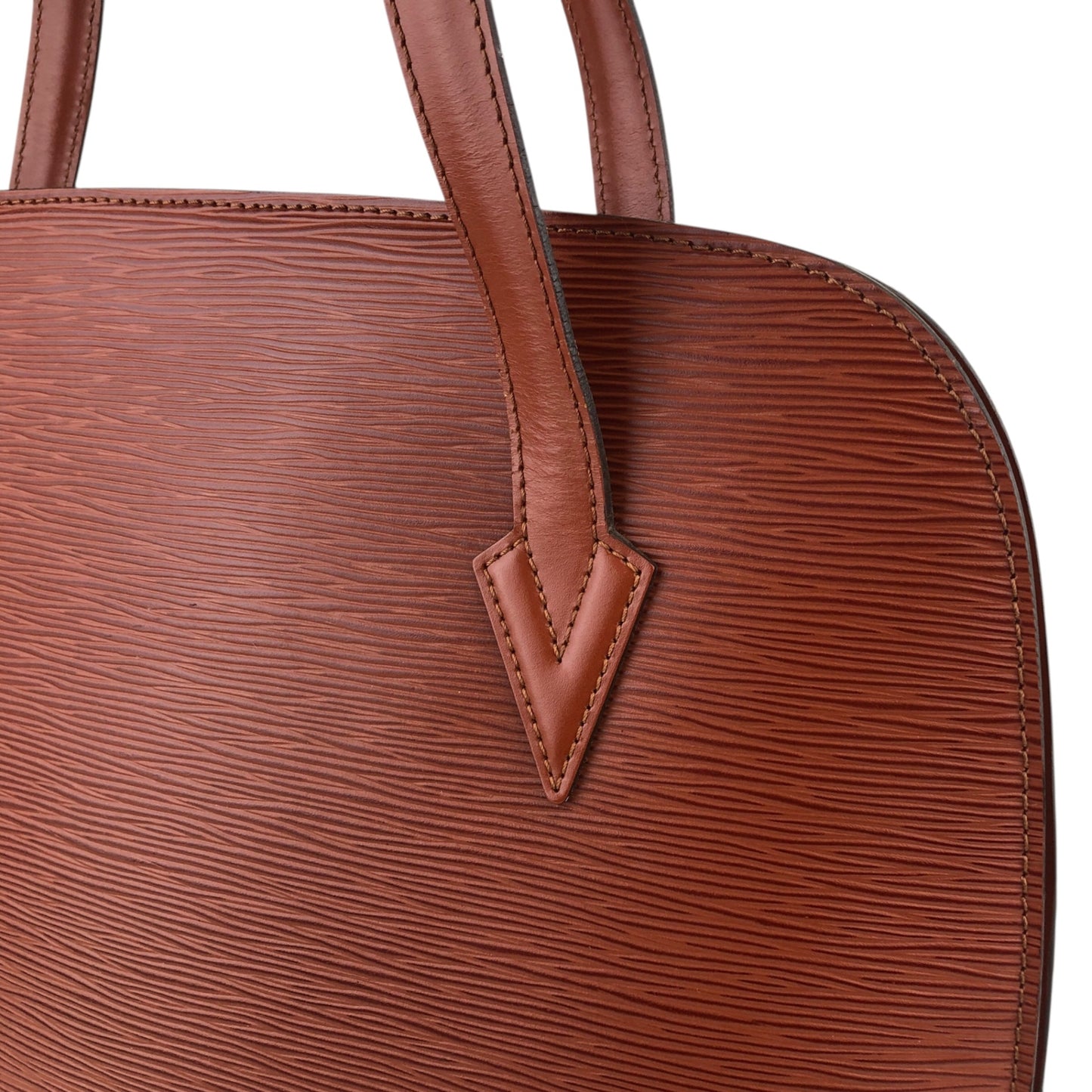 LOUIS VUITTON Epi Totebag Brown Vintage vctdv4