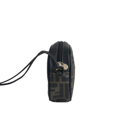 FENDI Zucca Logo Small Shoulder bag Brown Vintage 4wmehy