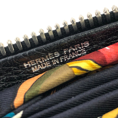 HERMES Silk Foldable Eco Silky Pop Totebag Black Vintage 7ztzeb