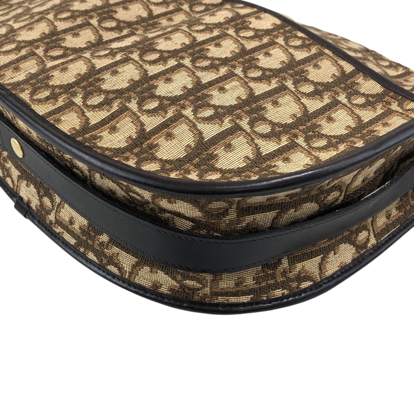 Christian Dior Trotter Shoulder bag Brown Vintage f2cedr