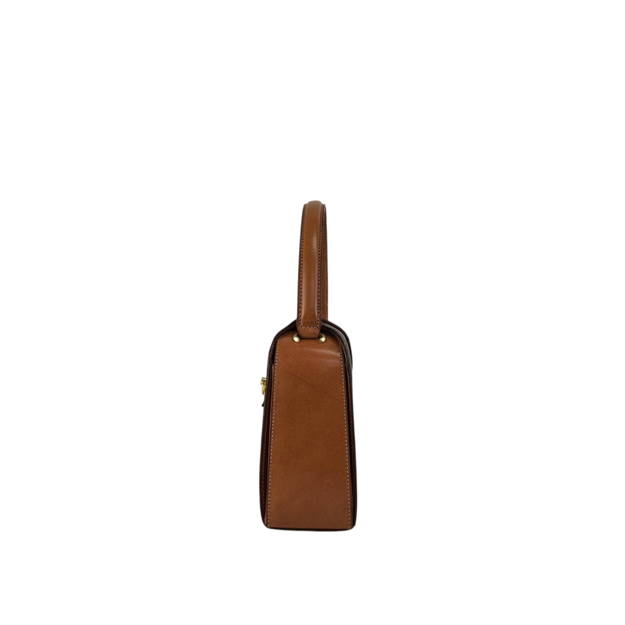 CELINE Macadam Gancini Handbag Brown Vintage hjb52j – VintageShop solo