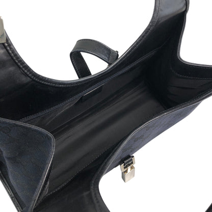 GUCCI Jackie Handbag Totebag Black Vintage xn56ma