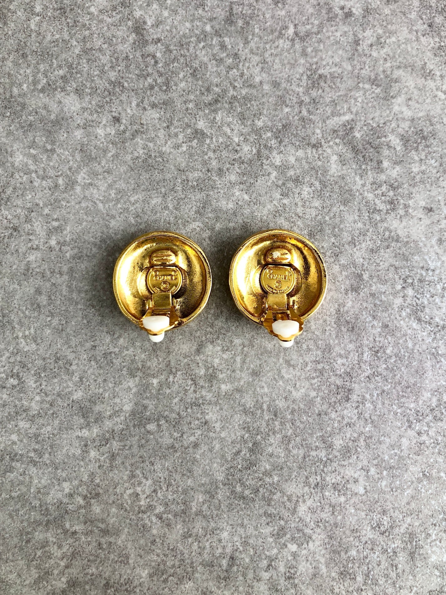 香奈兒 Coco Mark 耳環 金色 復古 4eu5u8
