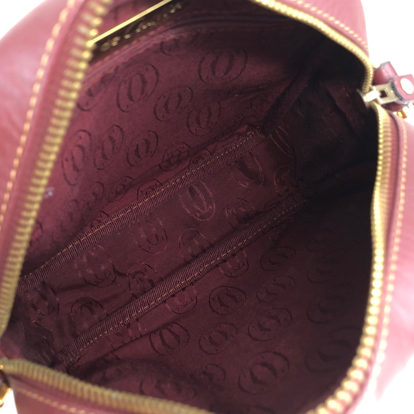 Cartier Shoulder bag Bordeaux Vintage 4uny33