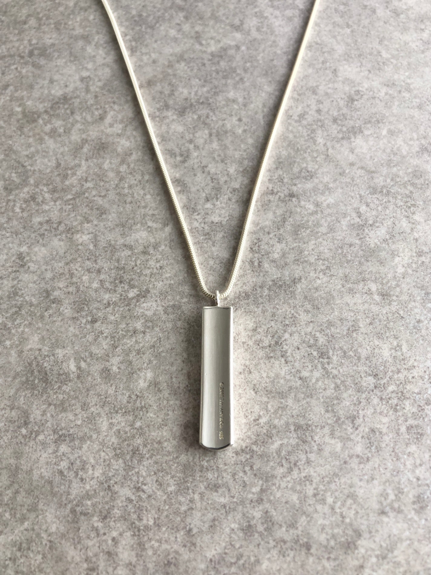 Tiffany & Co. SILVER925 Necklace Silver Vintage h2ygwh