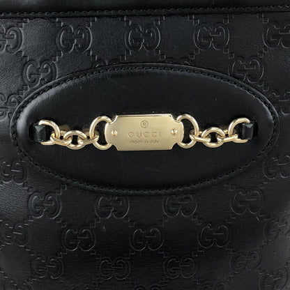 GUCCI Totebag Black 145994 Vintage gfpgkn