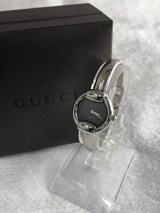 GUCCI Watch Silver 1400L Vintage dzeg23