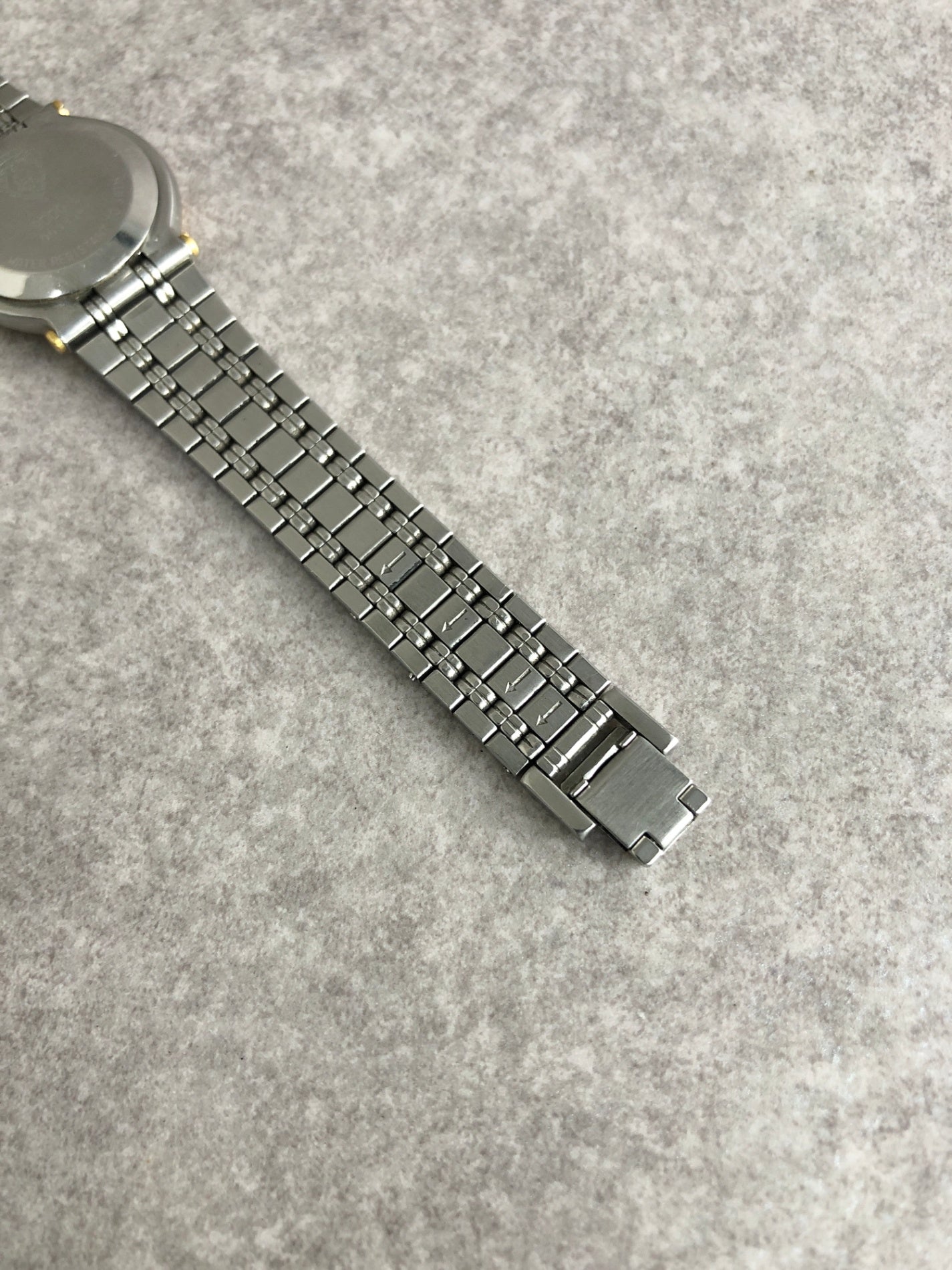 GUCCI Quartz Watch Silver×Gold 9000L Vintage 5tjs4e
