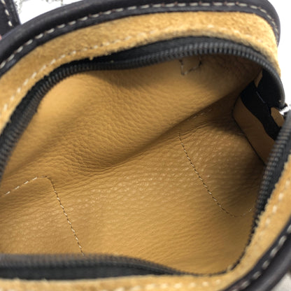 LOEWE Anagram  Suede Leather Handbag Shoulder bag Micro bag Beige Brown Vintage yt3sby